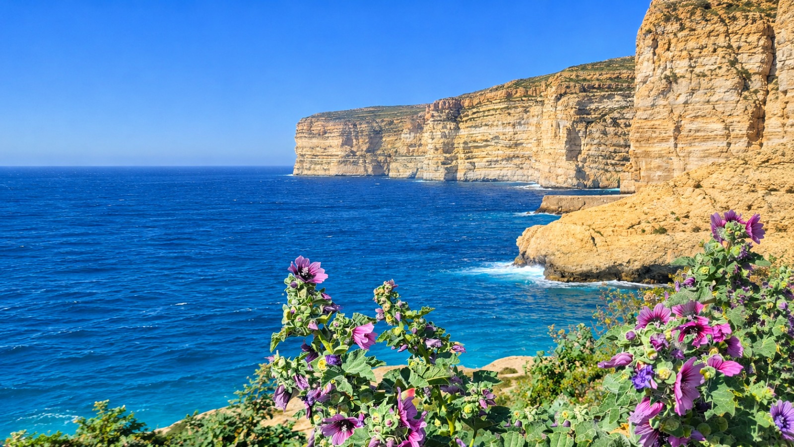 Gozo od Kuchni – klify